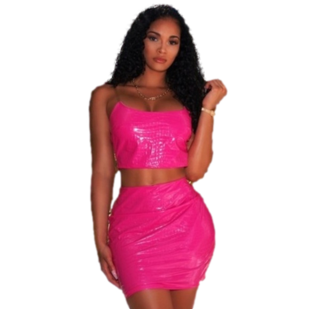 PINK skirt set